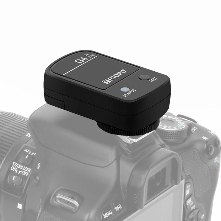 TRIOPO G4 2.4G Wireless Flash Speedlite Trigger with Hot Shoe (Black) - Wireless Flash Trigger by TRIOPO | Online Shopping South Africa | PMC Jewellery | Buy Now Pay Later Mobicred