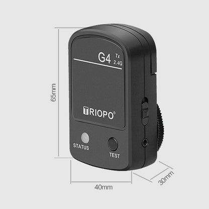 TRIOPO G4 2.4G Wireless Flash Speedlite Trigger with Hot Shoe (Black) - Wireless Flash Trigger by TRIOPO | Online Shopping South Africa | PMC Jewellery | Buy Now Pay Later Mobicred