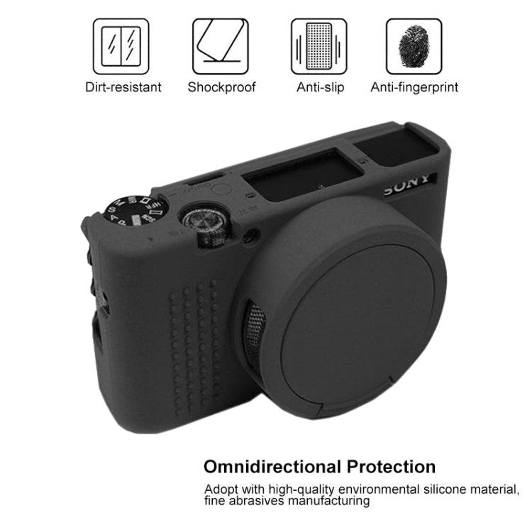 Soft Silicone Protective Case for Sony ZV-1 (Black) - Protective Case by PMC Jewellery | Online Shopping South Africa | PMC Jewellery