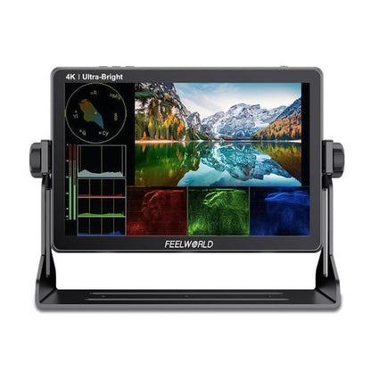 FEELWORLD LUT11 10.1 inch Ultra High Bright 2000nit Touch Screen DSLR Camera Field Monitor, 4K HDMI Input Output 1920 x 1200 IPS Panel(UK Plug) - On-camera Monitors by FEELWORLD | Online Shopping South Africa | PMC Jewellery | Buy Now Pay Later Mobicred