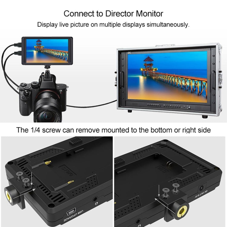 FEELWORLD F5 4K 1920 x 1080 5 inch Camera Field Monitor, Support HDMI - On-camera Monitors by FEELWORLD | Online Shopping South Africa | PMC Jewellery