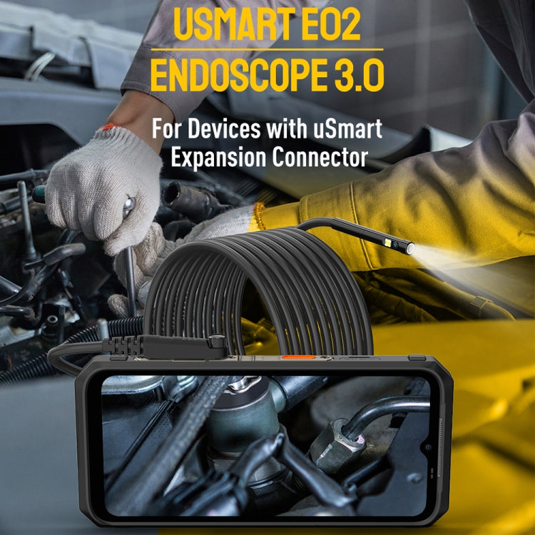 Ulefone Endoscope E2 IP67 Waterproof Digital Endoscope for Ulefone Armor 9 / 9E / Power Armor 13 / 16 Pro / 18T / Armor Pad(Black) - free shipping - PMC TechLife - Order now!