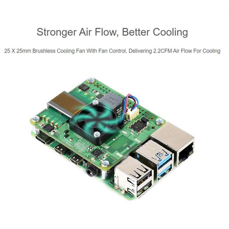 Waveshare Raspberry Pi PoE+ HAT Ethernet Expansion Board for Raspberry Pi 3B+/4B - free shipping - PMC TechLife - Order now!