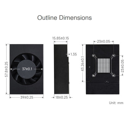 Waveshare Dedicated Cooling fan for Jetson TX2 NX - Other Accessories by WAVESHARE | Online Shopping South Africa | PMC Jewellery