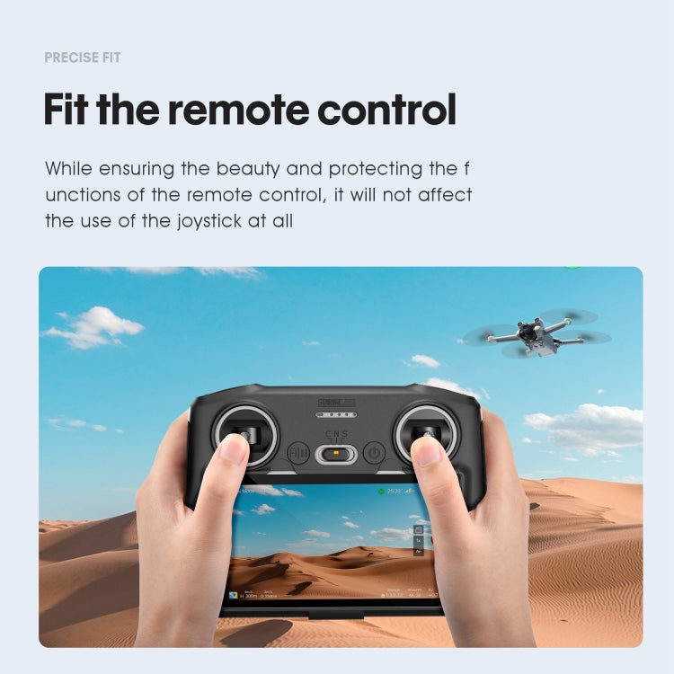 STARTRC Silicone Shockproof Anti-scratch Case for DJI Mini 3 Pro Remote Control(Black) - Carry Cases & Bags by STARTRC | Online Shopping South Africa | PMC TechLife | Buy Now Pay Later Mobicred
