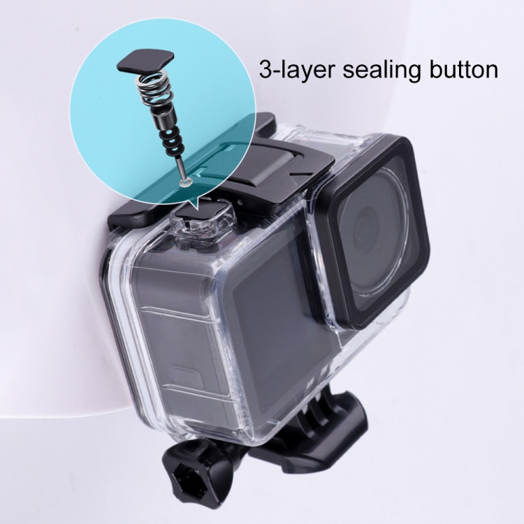 For DJI Osmo Action 3 / 4 Touch Screen 5m Underwater Waterproof Housing Diving Case (Transparent) -  by PMC Jewellery | Online Shopping South Africa | PMC Jewellery