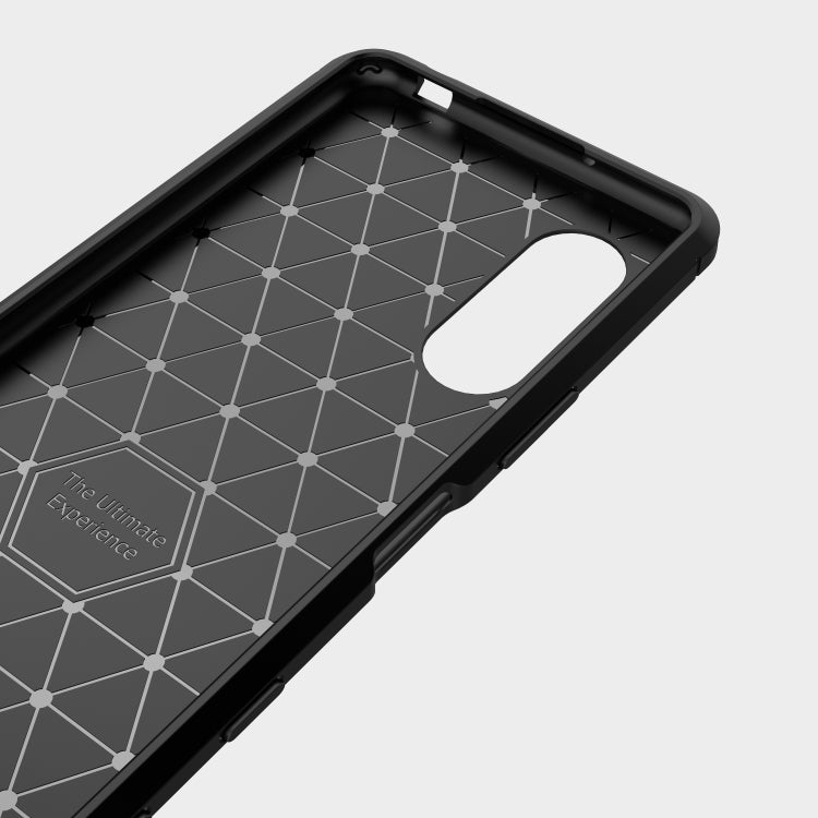 For Sony Xperia 5 II Brushed Texture Carbon Fiber TPU Case(Navy Blue) - free shipping - PMC TechLife - Order now!
