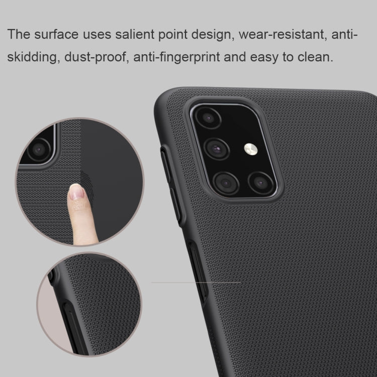 For Samsung Galaxy M31s NILLKIN Frosted Concave-convex Texture PC Protective Case - Galaxy Phone Cases by NILLKIN | Online Shopping South Africa | PMC Jewellery