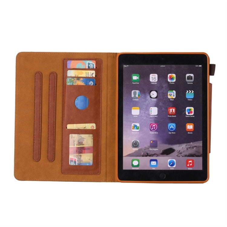 For iPad 10.2 2021 / 2020 / 2019 Business Style Horizontal Flip Leather Case with Holder & Card Slot & Photo Frame & Wallet(Brown) - iPad 10.2 Cases by PMC Jewellery | Online Shopping South Africa | PMC Jewellery