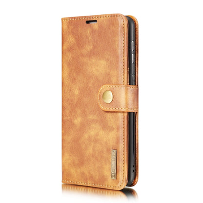 For Samsung Galaxy S21 5G DG.MING Crazy Horse Texture Flip Detachable Magnetic Leather Case with Holder & Card Slots & Wallet(Brown) - Galaxy S21 5G Cases by DG.MING | Online Shopping South Africa | PMC Jewellery | Buy Now Pay Later Mobicred