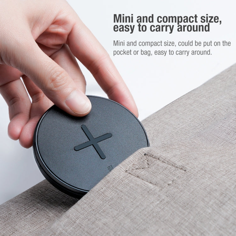 NILLKIN MC026 Portable Button Fast Charging Wireless Charger(Black) - free shipping - PMC TechLife - Order now!