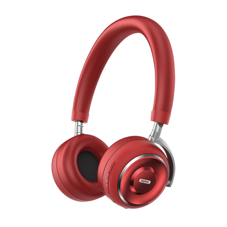 REMAX RB-620HB Bluetooth 5.0 Metal Wireless Bluetooth Headset(Red) - Headset & Headphone by REMAX | Online Shopping South Africa | PMC Jewellery