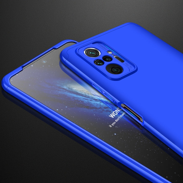 For Xiaomi Redmi Note 10 Pro / Note 10 Pro Max GKK Three Stage Splicing Full Coverage PC Protective Case(Blue) - Xiaomi Cases by GKK | Online Shopping South Africa | PMC TechLife | Buy Now Pay Later Mobicred