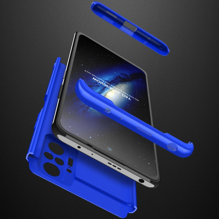 For Xiaomi Redmi Note 10 Pro / Note 10 Pro Max GKK Three Stage Splicing Full Coverage PC Protective Case(Blue) - Xiaomi Cases by GKK | Online Shopping South Africa | PMC TechLife | Buy Now Pay Later Mobicred