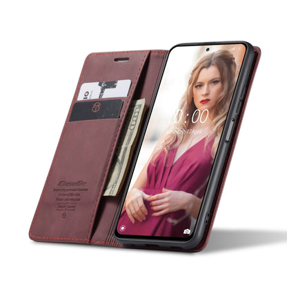 For Xiaomi Redmi Note 10 Pro 4G / Note 10 Pro Max CaseMe 013 Multifunctional Horizontal Flip Leather Case with Holder & Card Slot & Wallet(Wine Red) - Note 10 Pro Cases by CaseMe | Online Shopping South Africa | PMC Jewellery