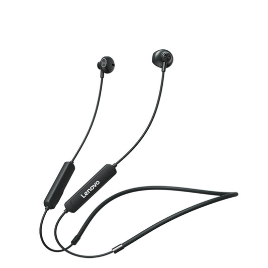 Original Lenovo SH1 Intelligent Noise Reduction Neck-mounted Magnetic Wire-controlled Bluetooth Earphone, Support Call(Black) - Neck-mounted Earphone by Lenovo | Online Shopping South Africa | PMC Jewellery