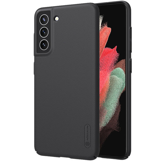 For Samsung Galaxy S21 FE 5G NILLKIN Frosted Concave-convex Texture PC Case(Black) - Galaxy Phone Cases by NILLKIN | Online Shopping South Africa | PMC Jewellery