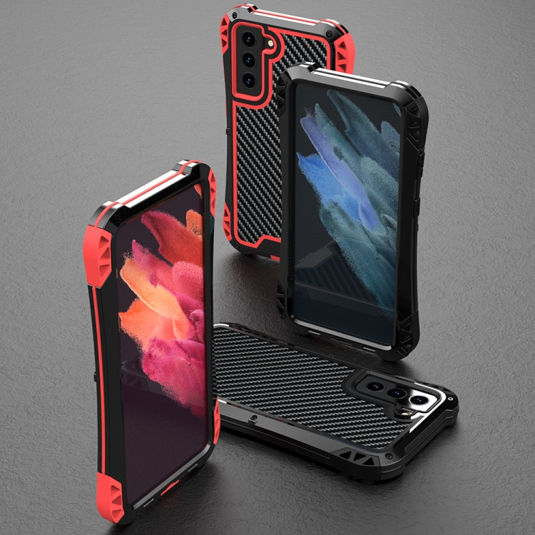 For Samsung Galaxy S21 FE R-JUST AMIRA Shockproof Dustproof Waterproof Metal Protective Case(Black) - free shipping - PMC TechLife - Order now!