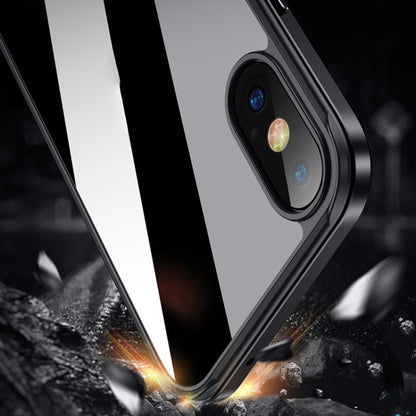 For iPhone XR SULADA Shockproof Aviation Aluminum Metal Frame + Nano Glass + TPU Protective Case(Silver) - More iPhone Cases by SULADA | Online Shopping South Africa | PMC Jewellery | Buy Now Pay Later Mobicred