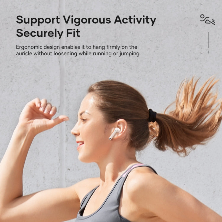 ROCK EB300 Bluetooth 5.1 TWS Stereo Wireless Bluetooth Earphone(White) - TWS Earphone by ROCK | Online Shopping South Africa | PMC TechLife | Buy Now Pay Later Mobicred
