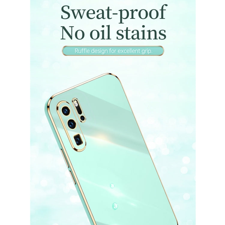 For Huawei P30 Pro XINLI Straight Edge 6D Electroplate TPU Phone Case(Cherry Purple) - Huawei Cases by XINLI | Online Shopping South Africa | PMC TechLife | Buy Now Pay Later Mobicred
