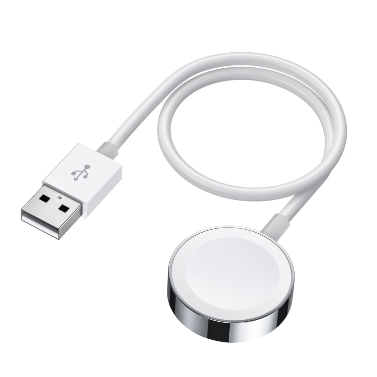 JOYROOM S-IW003S 2.5W Magnetic Wireless Charger for Apple Watch Series 1-8 & Ultra, Cable Length: 0.3m(White) - Charger / Holder by JOYROOM | Online Shopping South Africa | PMC Jewellery | Buy Now Pay Later Mobicred