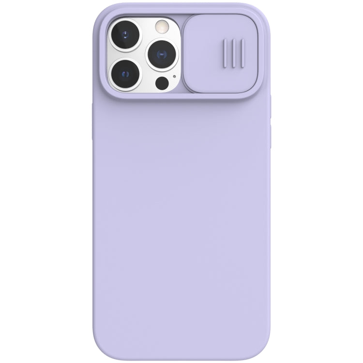 For iPhone 13 Pro NILLKIN CamShield MagSafe Magnetic Liquid Silicone + PC Full Coverage Case (Purple) - iPhone 13 Pro Cases by NILLKIN | Online Shopping South Africa | PMC Jewellery