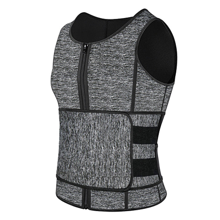 Neoprene Men Sport Body Shapers Vest Waist Body Shaping Corset, Size:XXXL(Grey) -  by PMC Jewellery | Online Shopping South Africa | PMC Jewellery