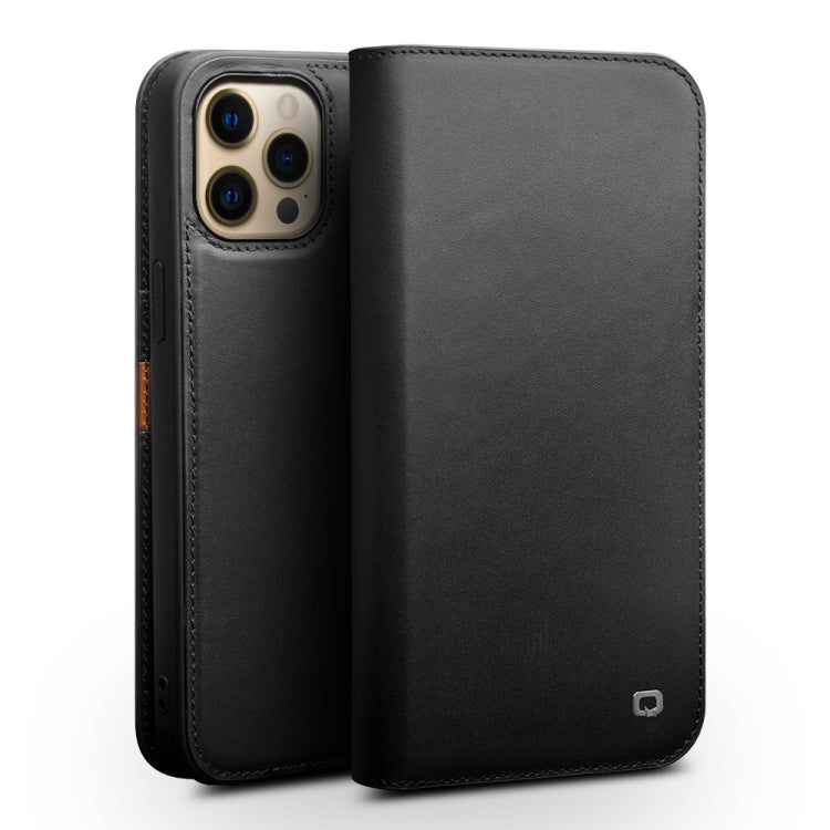 For iPhone 13 Pro Max QIALINO Business Horizontal Flip Leather Case with Holder & Card Slots & Wallet (Black) - iPhone 13 Pro Max Cases by QIALINO | Online Shopping South Africa | PMC Jewellery | Buy Now Pay Later Mobicred