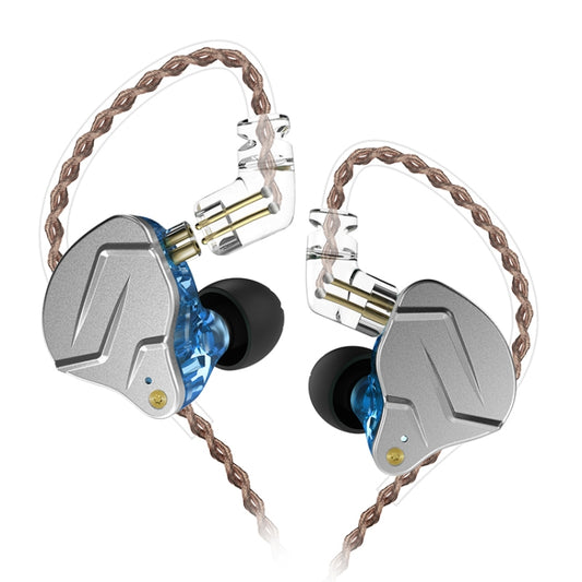 KZ ZSN Pro Ring Iron Hybrid Drive Metal In-ear Wired Earphone, Standard Version(Blue) - In Ear Wired Earphone by KZ | Online Shopping South Africa | PMC Jewellery