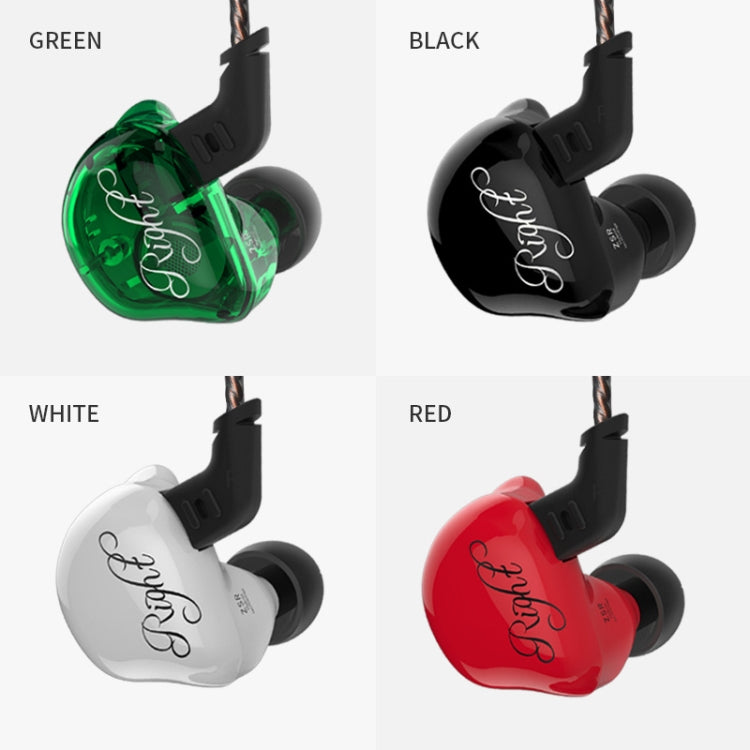 KZ ZSR 6-unit Ring Iron In-ear Wired Earphone, Standard Version(Red) - free shipping - PMC TechLife - Order now!