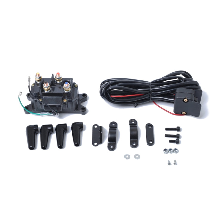 A0399 12V 250A  ATV Electric Winch Relay Heavy Duty Solenoid Contactor with Switch - free shipping - PMC TechLife - Order now!