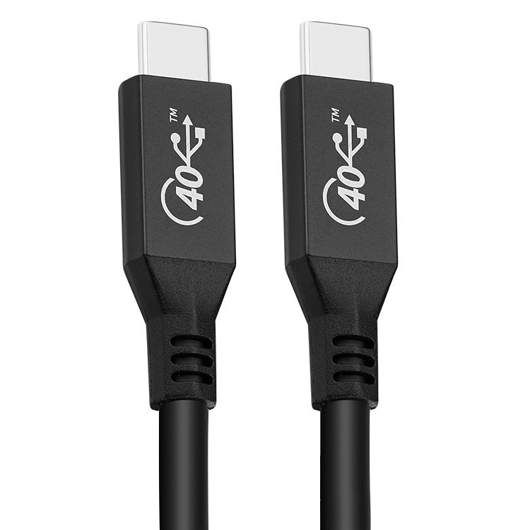 100W USB-C / Type-C 4.0 Male to USB-C / Type-C 4.0 Male Full-function Data Cable for Thunderbolt 3, Cable Length:1m - free shipping - PMC TechLife - Order now!