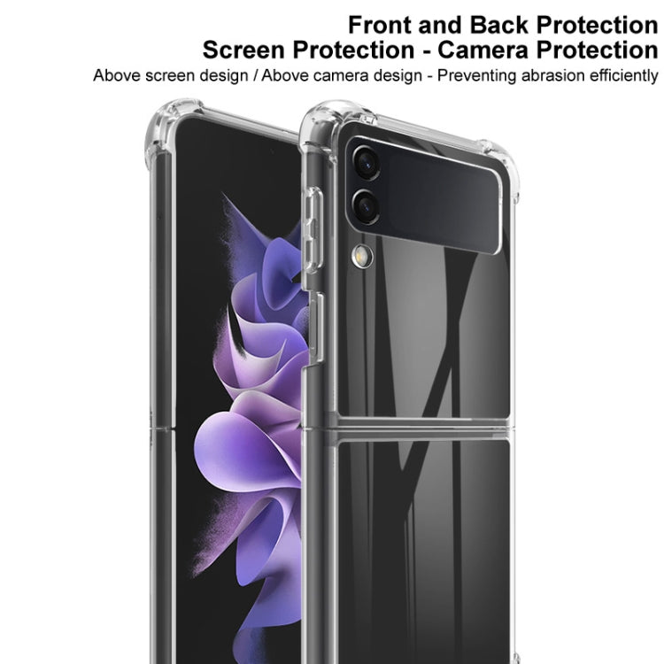 For Samsung Galaxy Z Flip3 5G IMAK UX-9 Series Transparent Shockproof Acrylic + TPU Phone Protective Case - Galaxy Phone Cases by GKK | Online Shopping South Africa | PMC Jewellery | Buy Now Pay Later Mobicred