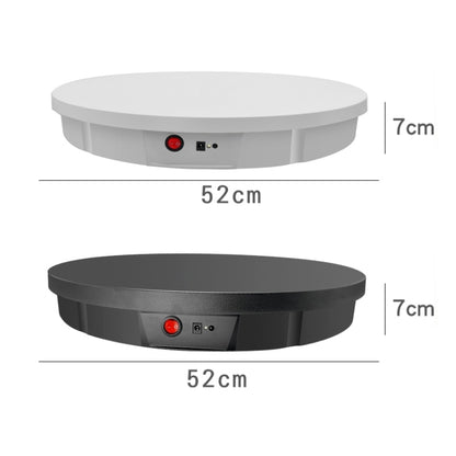 52cm Remote Control Electric Rotating Turntable Display Stand Video Shooting Props Turntable, Plug-in Power, Power Plug:EU Plug(Black) -  by PMC Jewellery | Online Shopping South Africa | PMC Jewellery