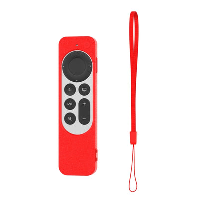 Silicone Protective Case Cover For Apple TV 4K 4th Siri Remote Controller(Red) - Remote Control Covers by PMC Jewellery | Online Shopping South Africa | PMC Jewellery