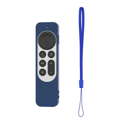 Silicone Protective Case Cover For Apple TV 4K 4th Siri Remote Controller(Blue) - Remote Control Covers by PMC Jewellery | Online Shopping South Africa | PMC Jewellery
