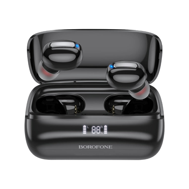 Borofone BE55 Perfect Wireless Bluetooth Earphone(Black) - Bluetooth Earphone by Borofone | Online Shopping South Africa | PMC Jewellery | Buy Now Pay Later Mobicred