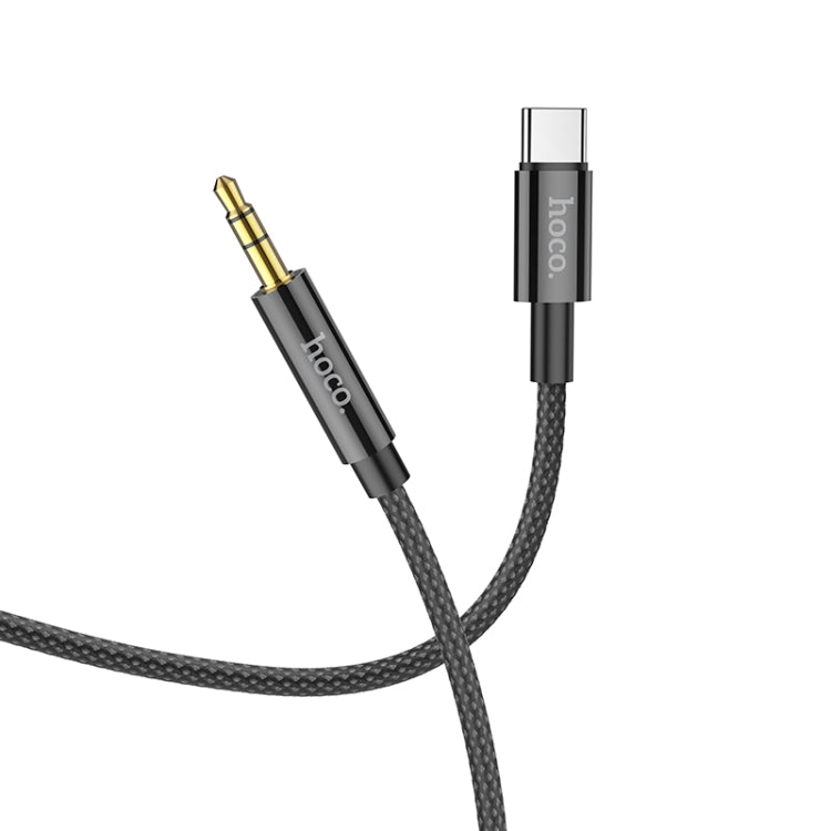 hoco UPA19 Type-C / USB-C Digital Audio Conversion Cable, Length: 1m(Black) - Video & Audio Cable by hoco | Online Shopping South Africa | PMC Jewellery