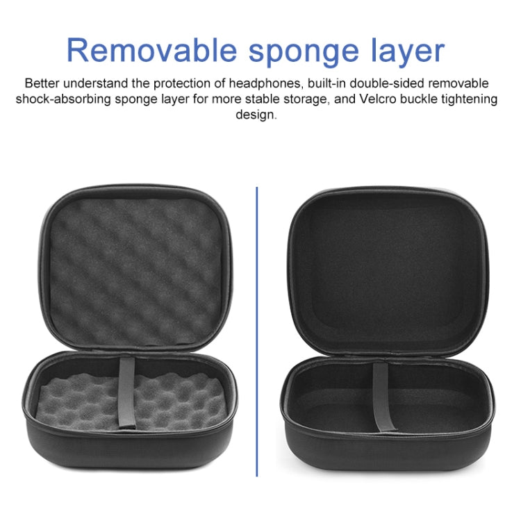 For 1MORE Spearhead VRX / H1006 / MK801 Bluetooth Headset Protective Storage Bag(Black) - free shipping - PMC TechLife - Order now!