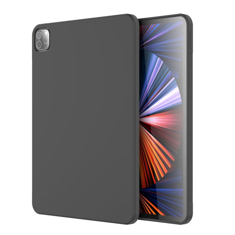 For iPad Pro 12.9 inch 2022 / 2021 / 2020 Mutural Silicone Microfiber Tablet Case(Black) - iPad Pro 12.9 (2022/2021) Cases by Mutural | Online Shopping South Africa | PMC Jewellery | Buy Now Pay Later Mobicred