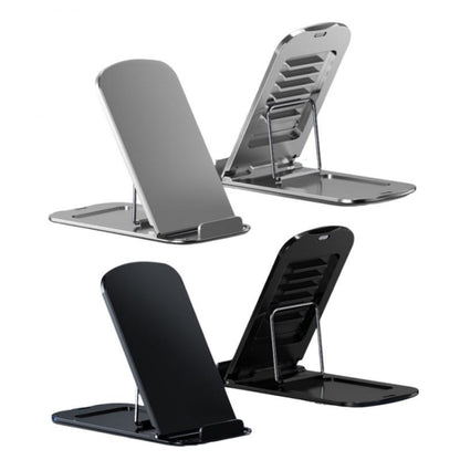 Aluminum Alloy Folding Phone Holder(Silver) - Desktop Holder by PMC Jewellery | Online Shopping South Africa | PMC Jewellery