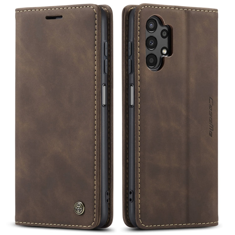 For Samsung Galaxy A13 4G/A13 5G/A04S/A04/M13 5G CaseMe 013 Multifunctional Horizontal Flip Leather Phone Case(Coffee) - Galaxy Phone Cases by CaseMe | Online Shopping South Africa | PMC Jewellery