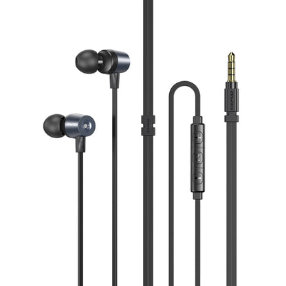 awei L1 Stereo Surround In-ear Wired Earphone(Grey) - In Ear Wired Earphone by awei | Online Shopping South Africa | PMC Jewellery