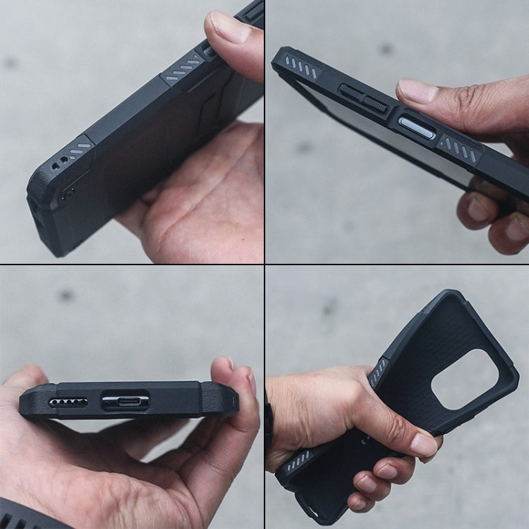 For Xiaomi Redmi K40 / K40 Pro / K40 Pro+ FATBEAR Armor Shockproof Cooling Phone Case(Black) - free shipping - PMC TechLife - Order now!