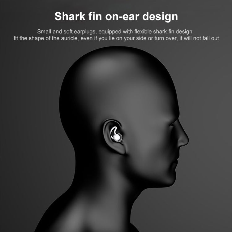 iMeBoBo A1 Shark Fin Version Nano Silicone Sleeping Noise Reduction Earplugs, Style:Two Layer(Black) - Anti-dust & Ear Caps by PMC TechLife | Online Shopping South Africa | PMC TechLife