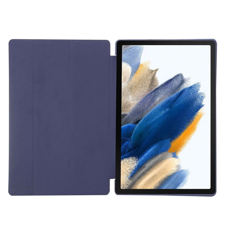 For Samsung Galaxy Tab A8 10.5 2021 TPU Three-fold Horizontal Flip Leather Case(Black) - free shipping - PMC TechLife - Order now!