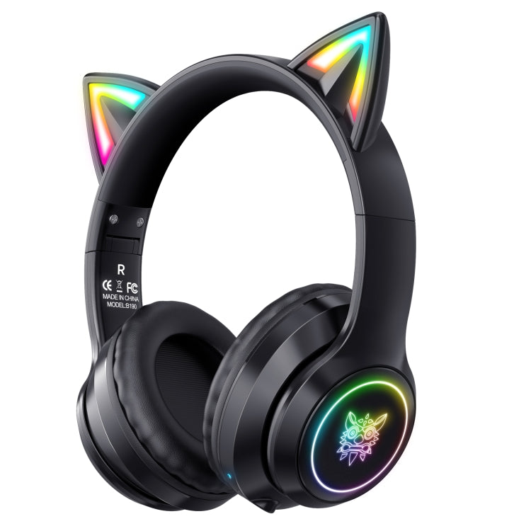 ONIKUMA B90 RGB Lighting Wireless Bluetooth Headphone(Black) - Multimedia Headset by ONIKUMA | Online Shopping South Africa | PMC Jewellery | Buy Now Pay Later Mobicred