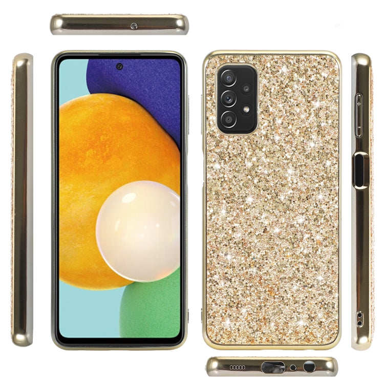 For Samsung Galaxy A13 4G Glitter Powder Shockproof TPU Phone Case(Rose Gold) - free shipping - PMC TechLife - Order now!