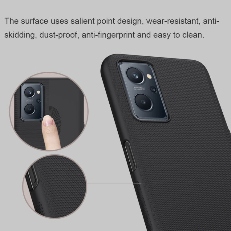 For OPPO Realme 9i NILLKIN Frosted PC Phone Case(Blue) - free shipping - PMC TechLife - Order now!